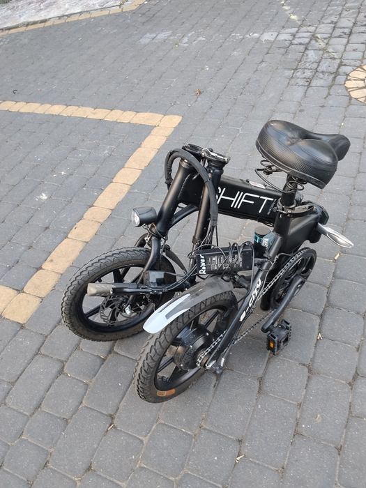 Rower elektryczny skladany