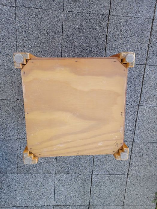 Vaso em pinho mel - Quadrado