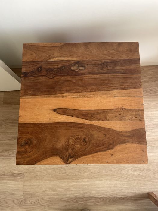 Baú de madeira 60x60x60