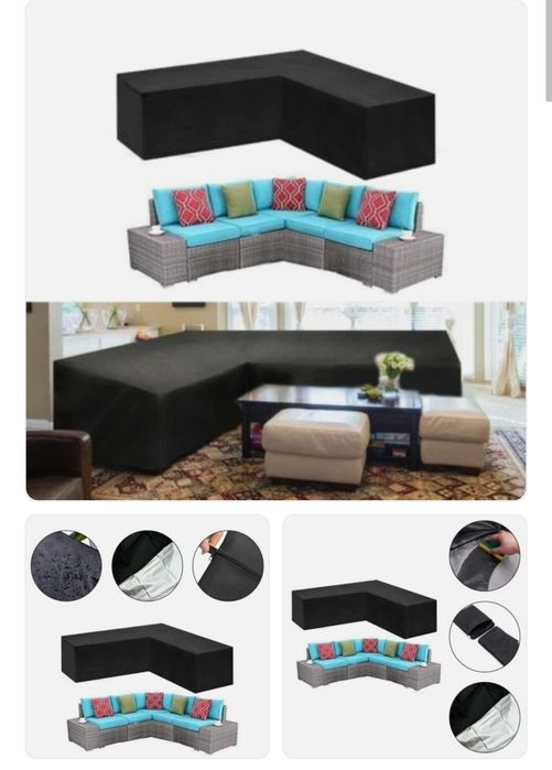 Pokrowiec na meble ogrodowe naroznik