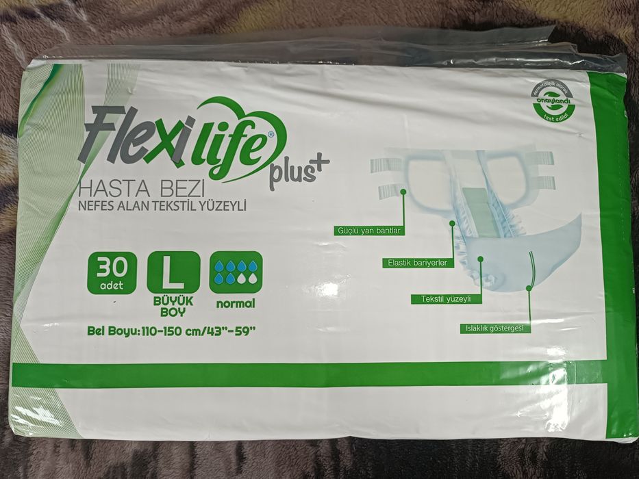 Підгузки для дорослих Flexi life plus розмір L, 30 штук