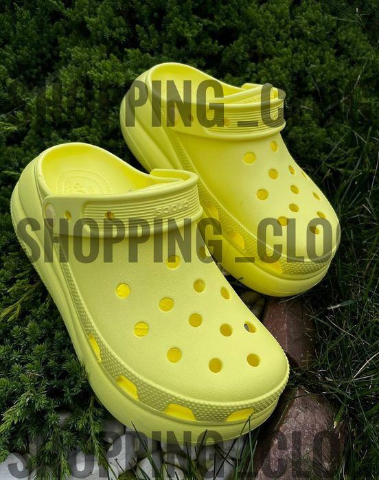 Сабо Crocs Classic Crush крокси на платформі Crocs Crush новий колір