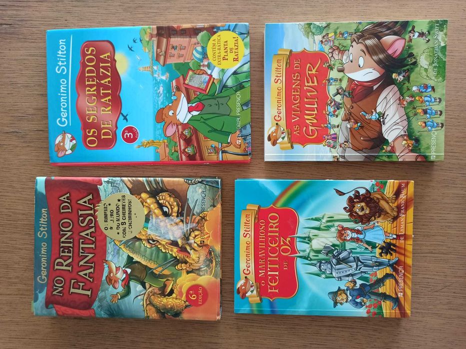Livros Geronimo Stilton - edições temáticas