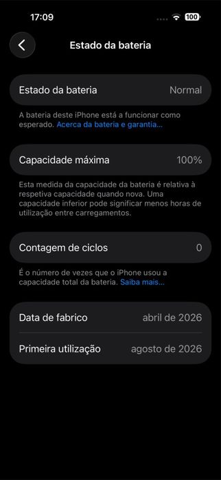 Iphone 17 Pro Max 256GB (Prata)  novo