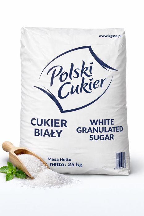 Cukier biały 25 kg Polski Cukier • świeża dostawa • hurt i detal