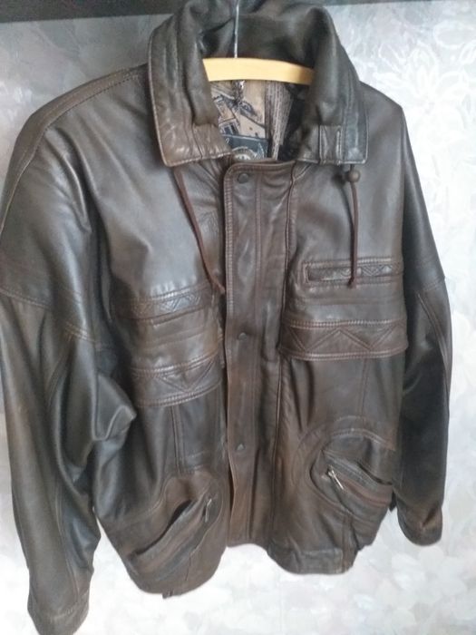 Skórzana kurtka męskia turecka vintage