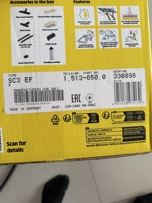 Parownica Karcher SC3