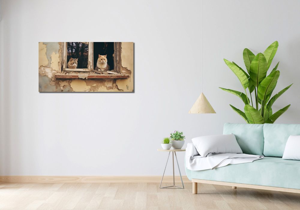 Obraz 100x50cm Ocalone Piękno w Ruinach