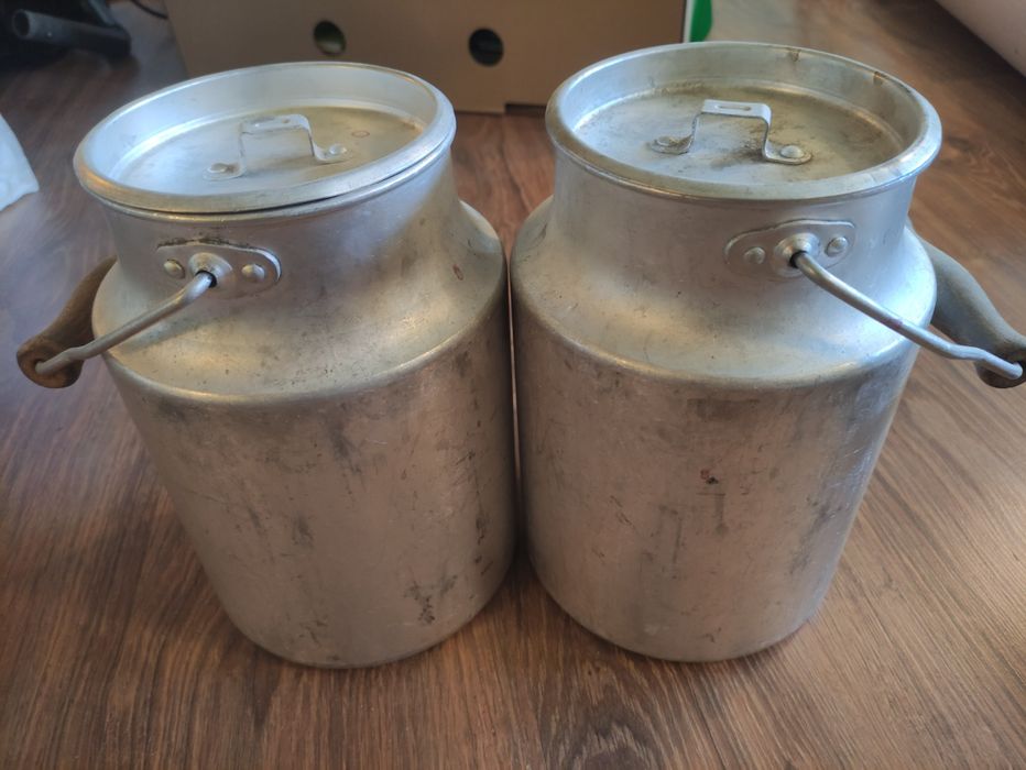Kanka bańka na mleko aluminiowa