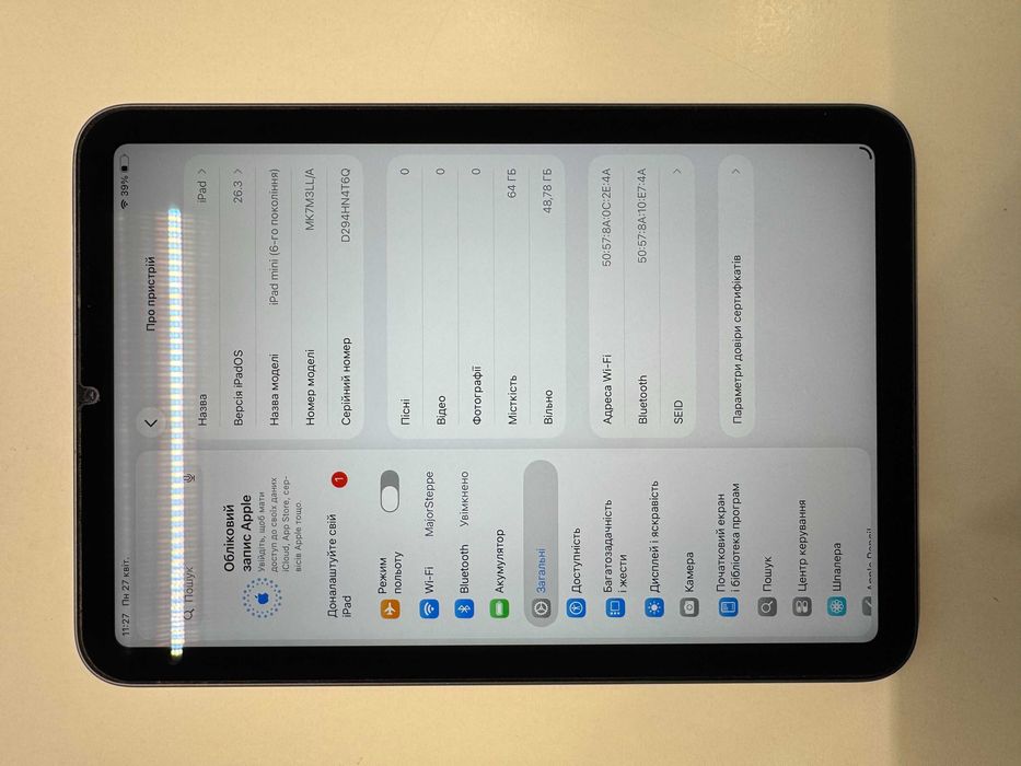 iPad mini 6 64gb space gray