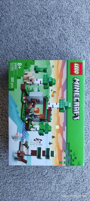 LEGO Minecraft 21593 Przetrwanie pierwszej nocy Nie otwierane