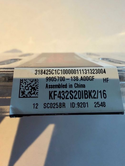 Kingston DDR4 FURY 16GB (2x8GB) 3200MHz CL20 Impact SODIMM Nowe