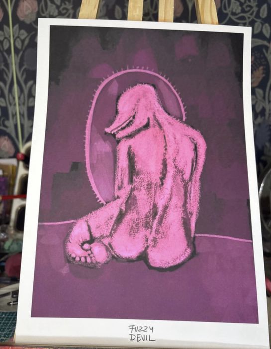Plakat poster print weird creep dark bejba