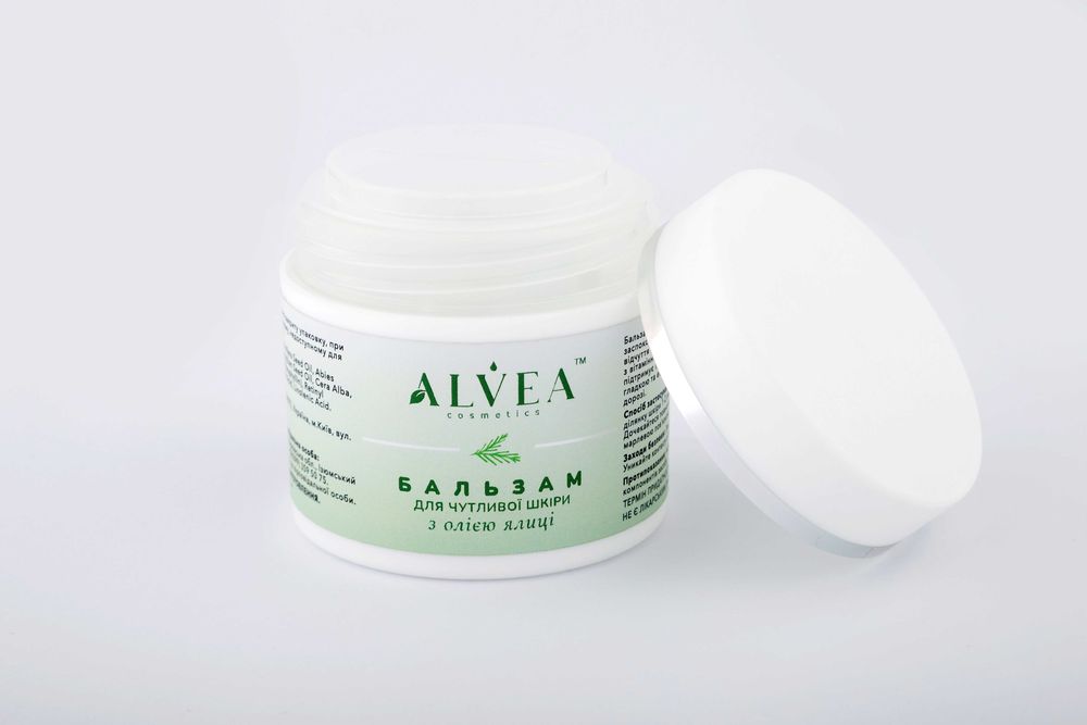 Бальзам ALVEA для чутливої шкіри з олією ялиці, 50 мл