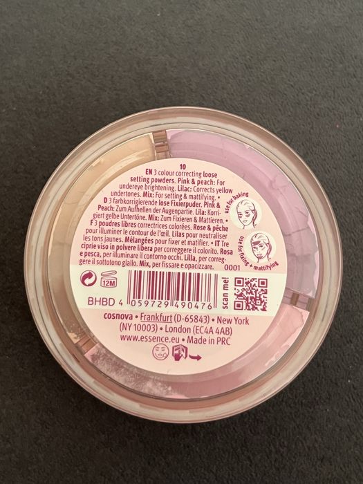Essence, flawless skin trio, sypki puder do twarzy. 10