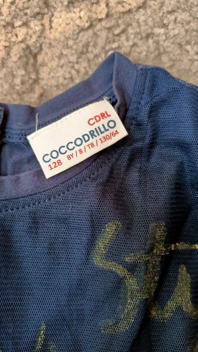 Granatowa bluzka z długim rękawem Coccodrillo  rozm. 128