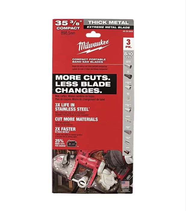 Milwaukee 48-39-0609 полотно по металу ( комплект з 3 шт.)