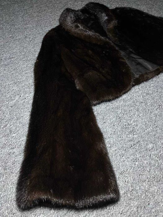 Жіноча норкова шуба - 100% Хутро - Розмір XS