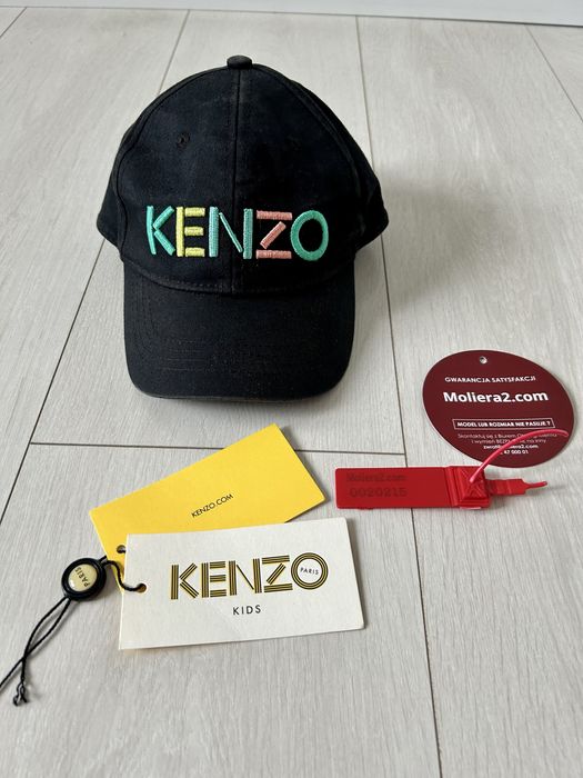 Kenzo Kids czapka z daszkiem dziecięca oryginalna Moliera 2