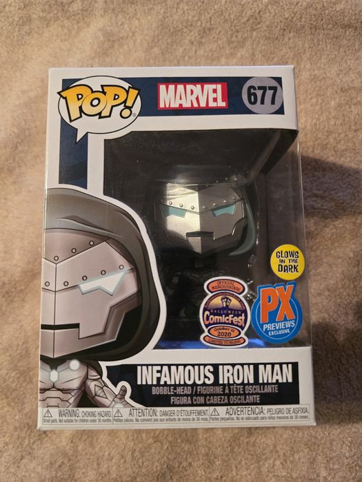 Nowa Figurka Funko Pop Marvel Avengers Infamous Iron Man Comicfest Ex