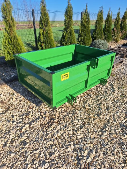 Skrzynia transportowa do ciągnika,  tuz przód/tył