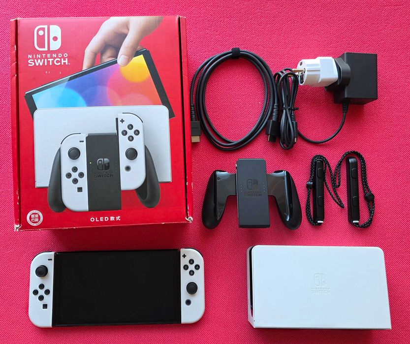 Nintendo switch oled + ігри, кп 128 гб