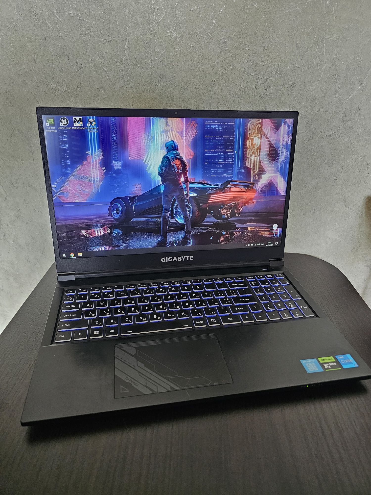 2023год очень мощный игровой ноутбук gigabyte g5 RTX 4050 6gb I5 12th ...