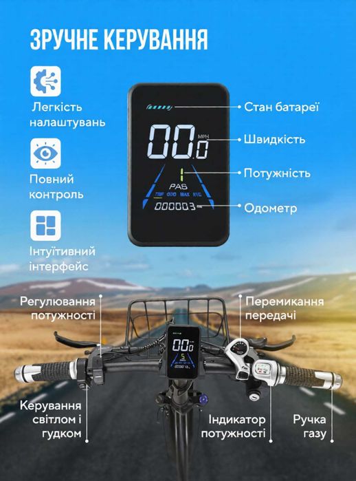 ТОП! Электровелосипед складной KETELES KF9 750W 48V 20" электробайк електровелосипед новий купити з гарантією е-байк фетбайк електро велосипед