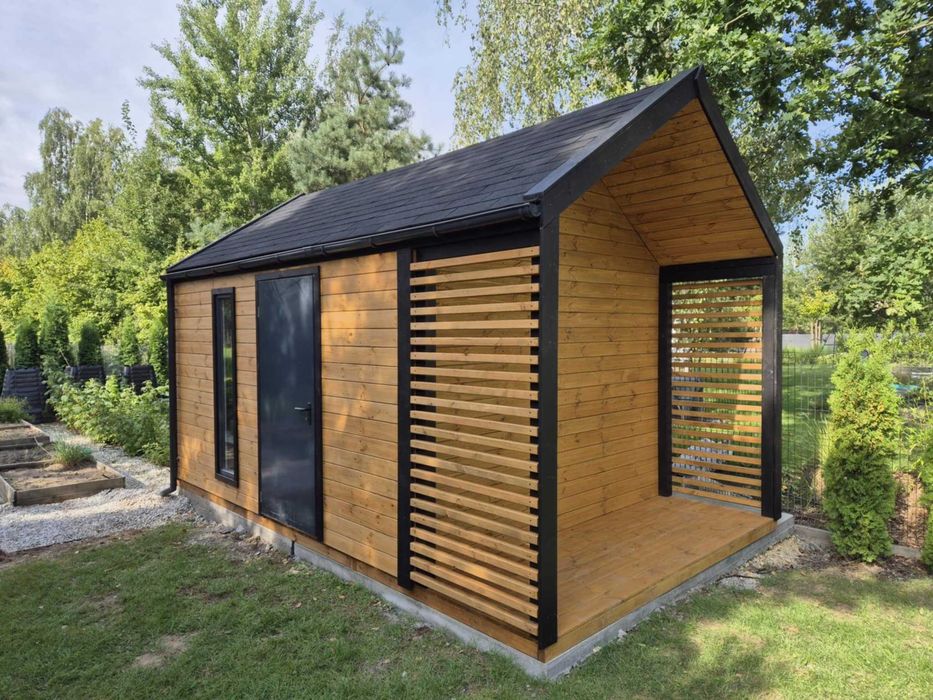 •••• Domek narzędziowy •••• BARTEK 5x4 drewutnia producent DREWNOTRIK