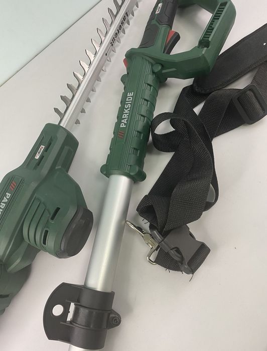НОВ висотн акумуляторн триммер кусторез GERMAN Parkside PTHSA 20/кущор