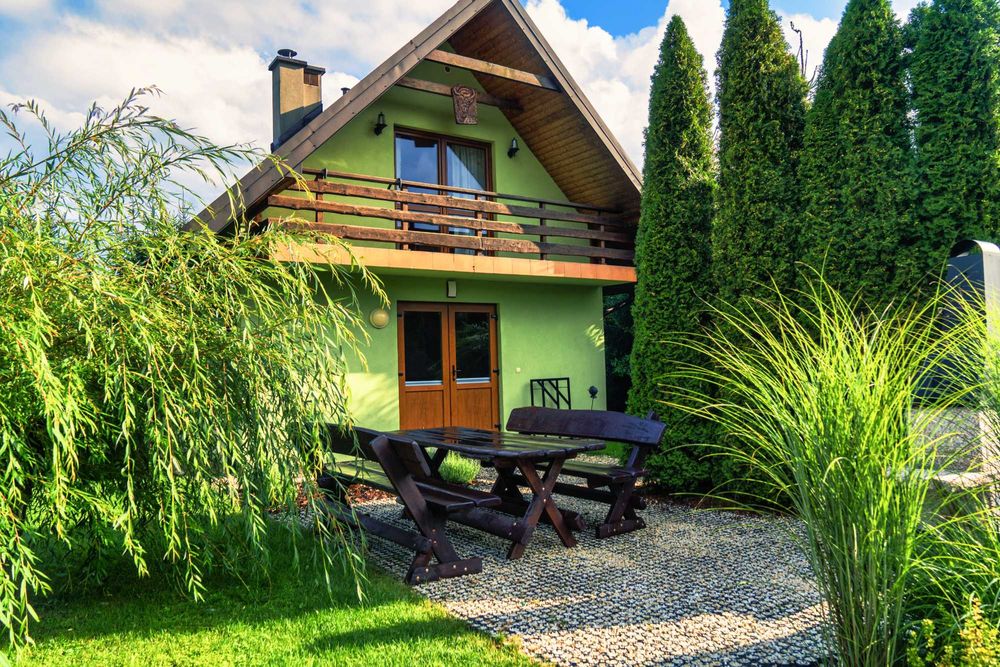 Domek z jacuzzi, z balią Bieszczady, Lesko
