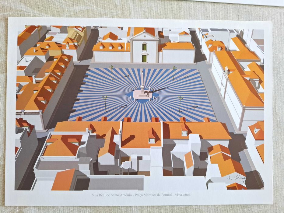 3º Centenário Marquês de Pombal - Serigrafias V.Real Santo António