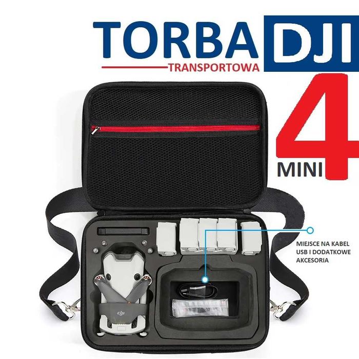 DJI Mini 4 Pro - dedykowana torba na dron z kontrolerem RC 2 / RC-N 2