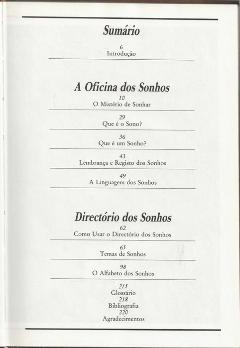 A Linguagem dos Sonhos