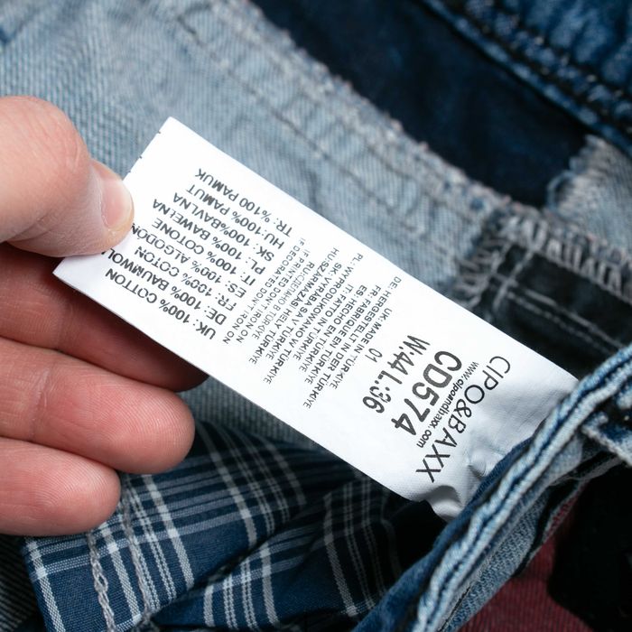 Cipo&Baxx patchwork spodnie jeansowe 44/36us XXL