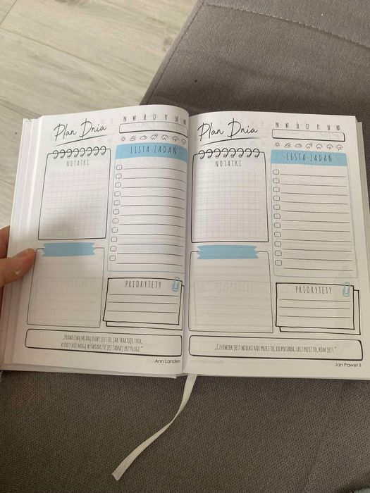 Notatnik, Notes, Planer dnia, tygodnia, miesiąca