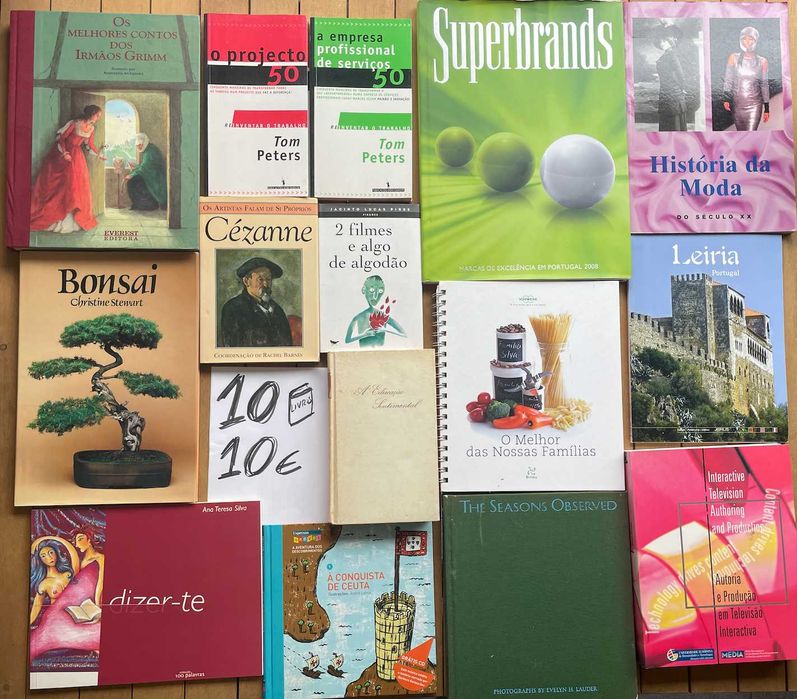 Livros em lote de vários autores. Barato