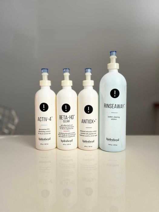 Zestaw - HydraFacial płyny / oczyszczanie twarzy / wodorowe