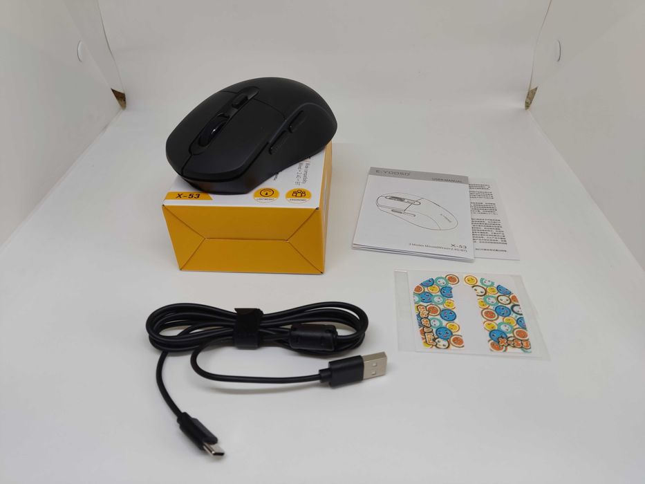 Миша бездротова E-Yooso X-53, Bluetooth, нова, 700 mah, rgb, 4000 dpi