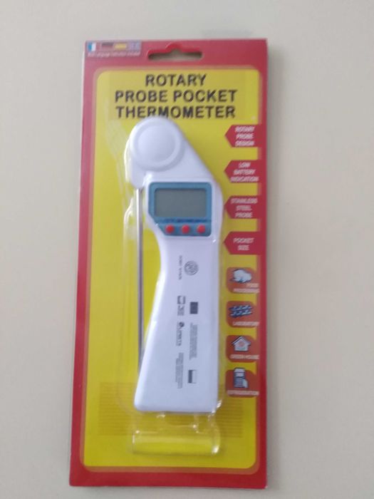Składany elektroniczny termometr spożywczy