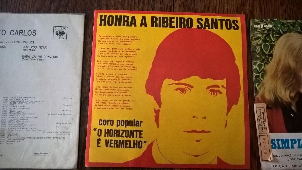 Discos de vinil antigos (singles)