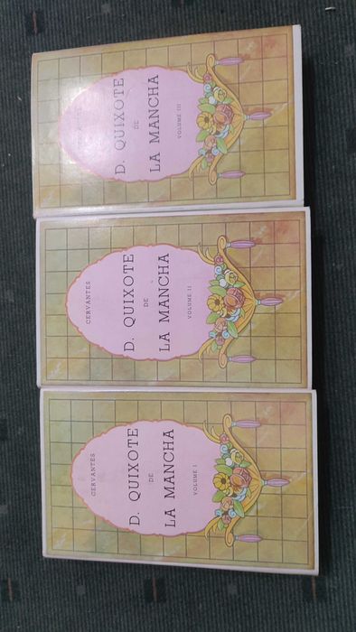 D. Quixote de la Mancha - Cervantes - 3 Volumes