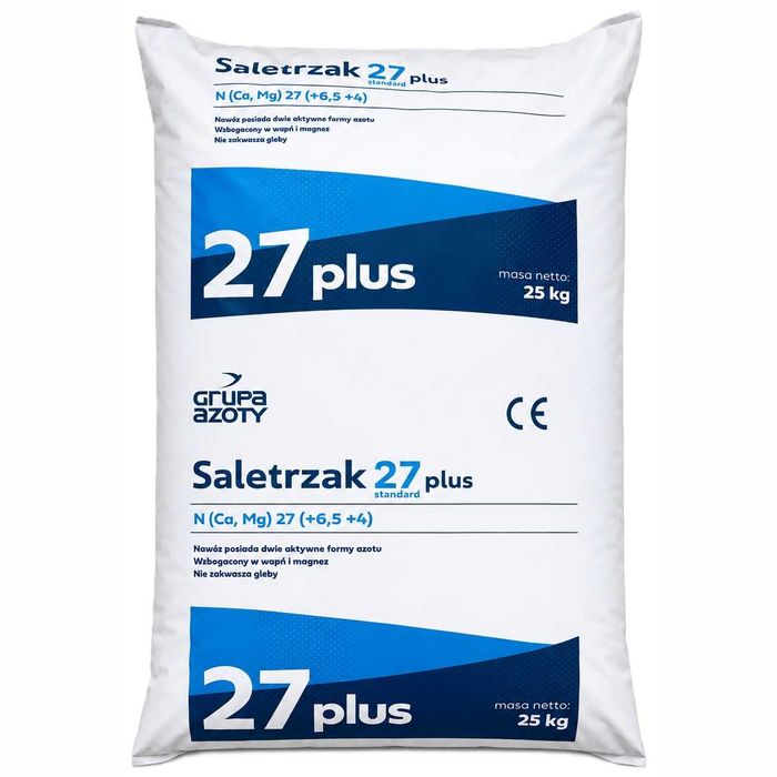 Saletrzak granulowany 25 kg nawóz azotowo wapniowy z magnezem