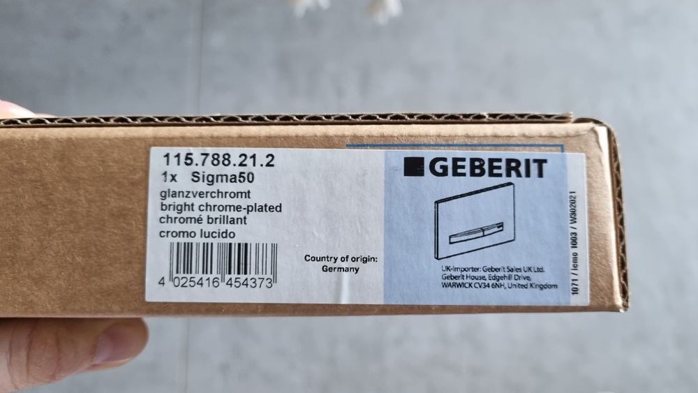 Placa descarga Geberit