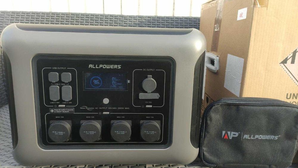 Портативна енергетична станція ALLPOWERS R2500; 2500W; 2016Wh; LiFeP04