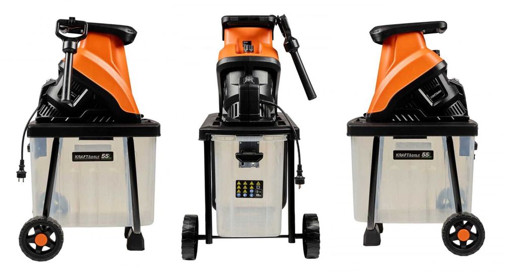 KRAFT&DELE Rozdrabniacz Elektryczny Rębak Do Gałęzi 3000w 55l KD5212