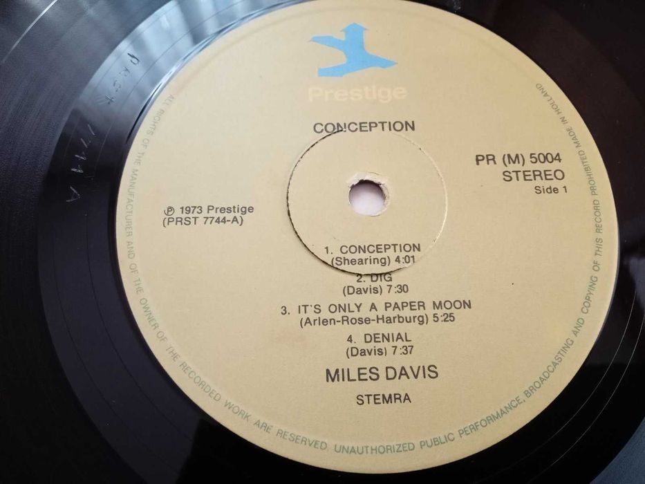 lp Jazz Miles Davis – Conception 1951 NM