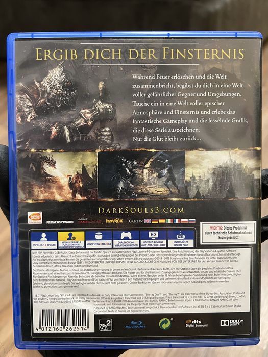 Гра Sony PS4 Dark Souls 3
