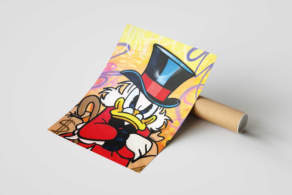 Sknerus McKwacz Plakat A3 Komiksowy - trzeci plakat GRATIS