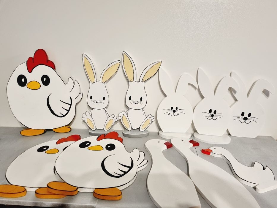 Zająć zajączek zajączki gąski kurki